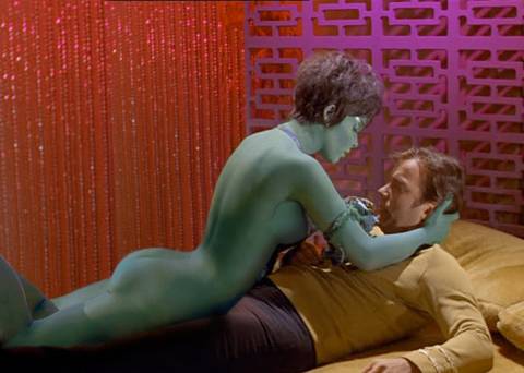 Green Woman Porn - The Green Orion Slave Girl â€“ Star Trek Rule 34 [15 Pics] â€“ Nerd Porn!