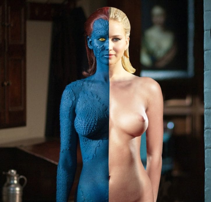 Mystique Xxx - Jennifer Lawrence as Mystique ~ Movie Rule 34 Gallery [10 ...