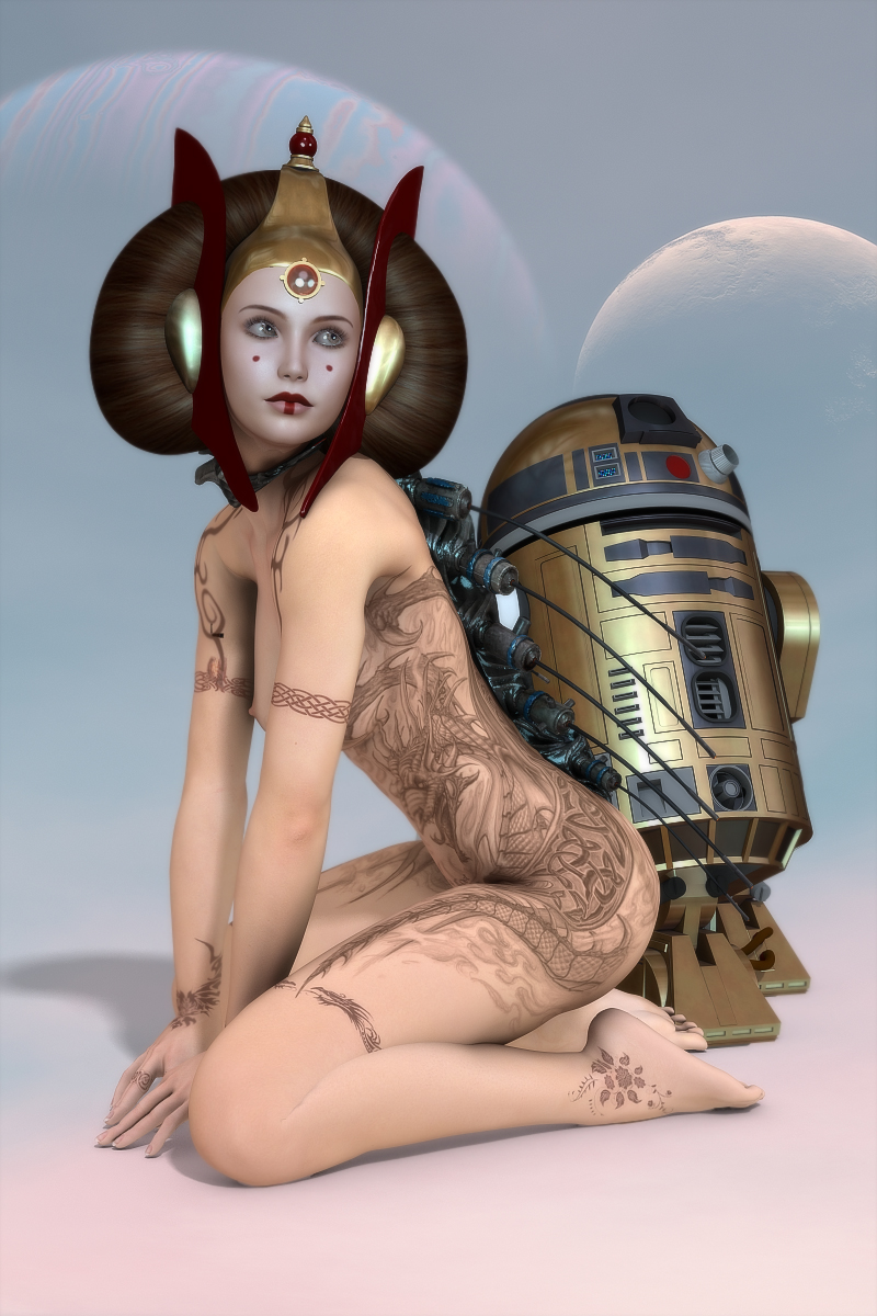 Padme Amidala tattoo designs unleashed - Star Wars erotic art for fans